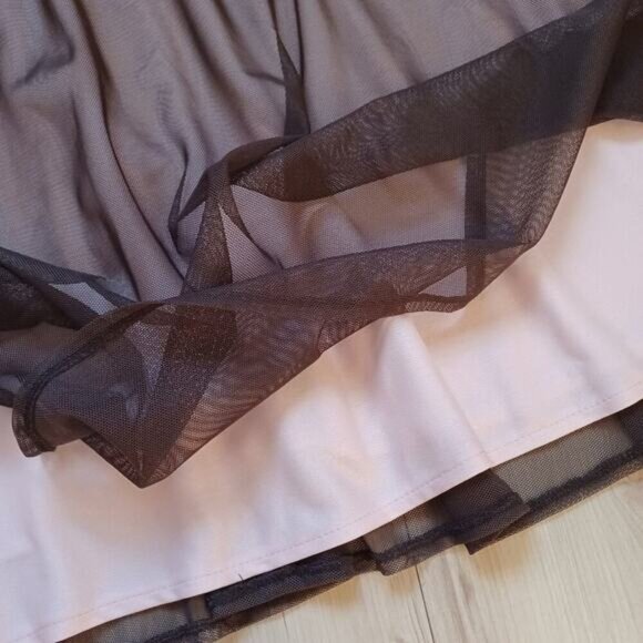 JS Boutique Vintage 90s Mesh Overlay Midi Gown Size 6 EUC - Picture 8 of 11